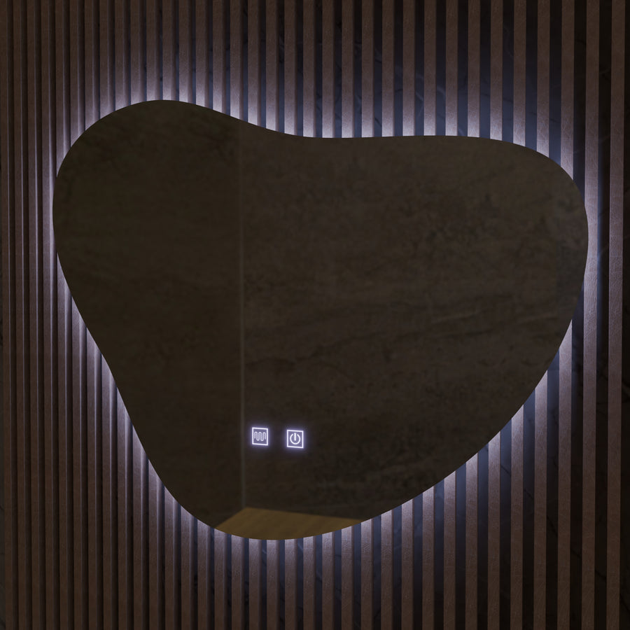 Mirror LED Touch Avonita Demist System 87X70cm, E83S/87X70 Mirrors Korman E Default Title Alessandro Design