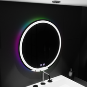 Round LED mirror 60cm, Spectrum Touch, RGB, Demister System Mirrors Korman E Default Title Alessandro Design