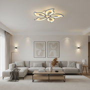 LED chandelier with remote control JASMINE 66W, 5 Petals, Cold/Warm/Neutral light, Dimmable, White LED chandelier with remote control Default Title Alessandro Design