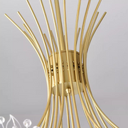 Petito Crystal Candelabra, 12XG4, Gold, Diameter 52cm Crystal Candelabra Default Title Alessandro Design