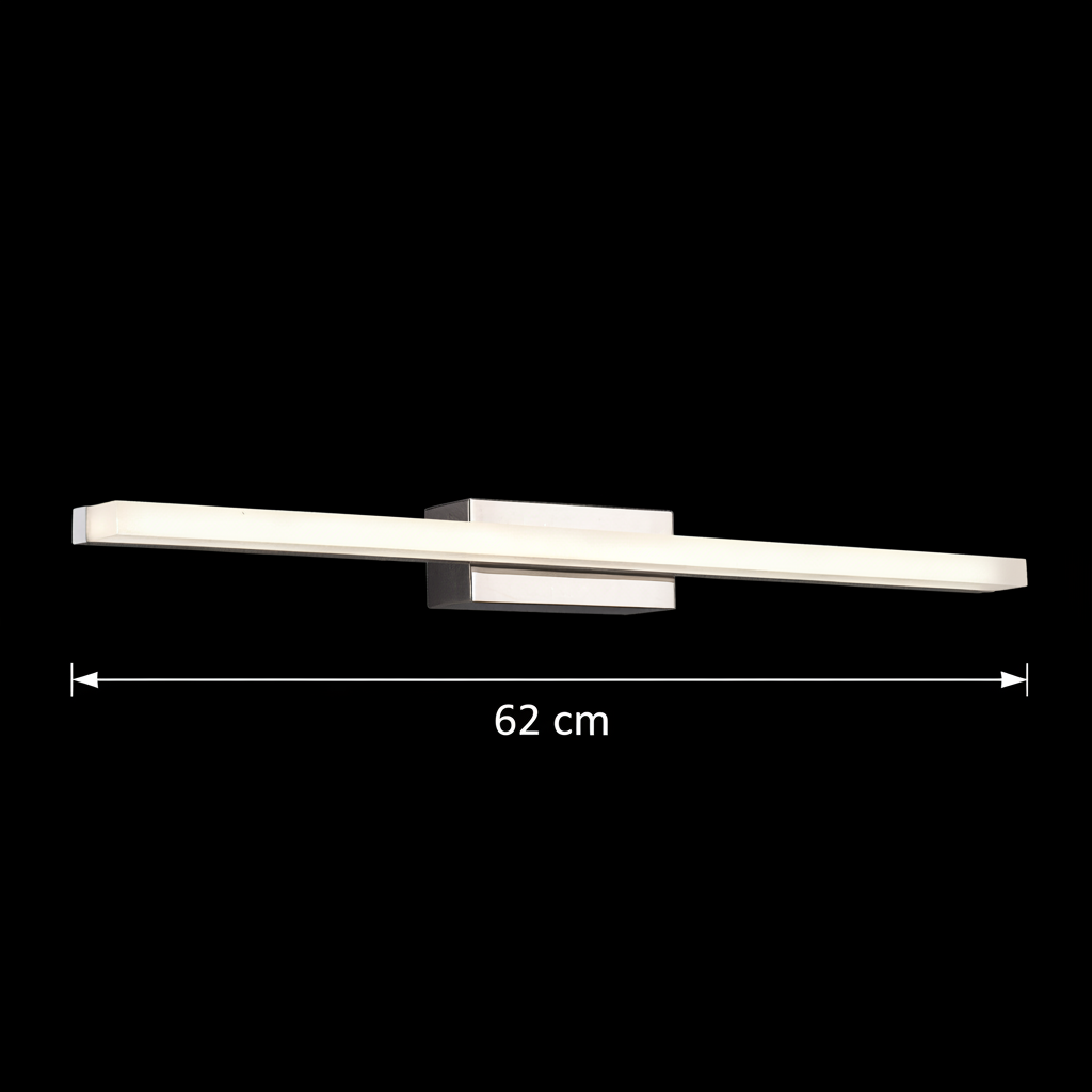 Aplica LED, COMO, 7W, liniara, lumina Calda/Neutra/Rece, Crom Aplice de Interior Default Title Alessandro Design