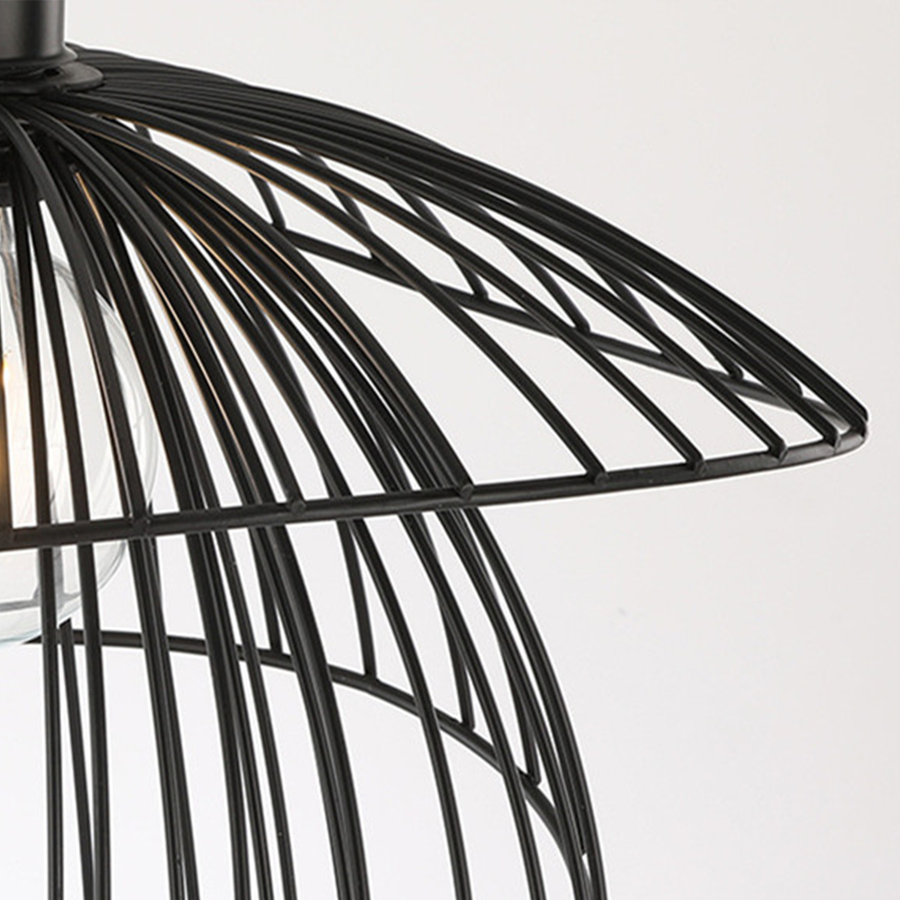 Egemen pendant 1x E27 Black Luster Industrial Default Title Alessandro Design