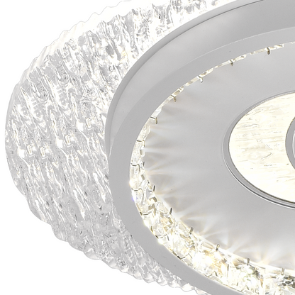 LED Chandelier PERU 34W, 2 Circles, Cold/Warm/Neutral light, White LED Chandeliers Default Title Alessandro Design