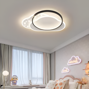 LED chandelier with remote control NUVIA 71W, Cloud, Cold/Warm/Neutral light, Dimmable, Black LED chandeliers with remote control Default Title Alessandro Design