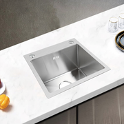 Stainless Steel Kitchen Sink 60x45x21 cm, Brushed Stainless Steel Default Title Alessandro Design