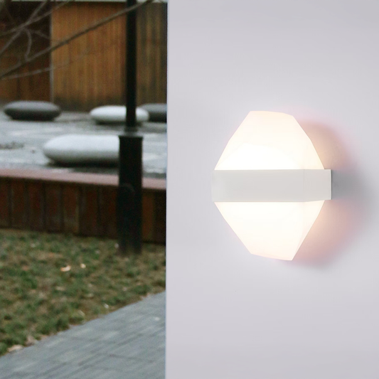 Aplica LED Exterior ICEBERG 10W Metal IP65 Alb Aplice de Exterior Default Title Alessandro Design