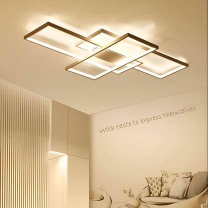 LED Chandelier with remote control LANDYN 78W, Cold/Warm/Neutral light, Dimmable, White LED Chandeliers with Remote Control Default Title Alessandro Design
