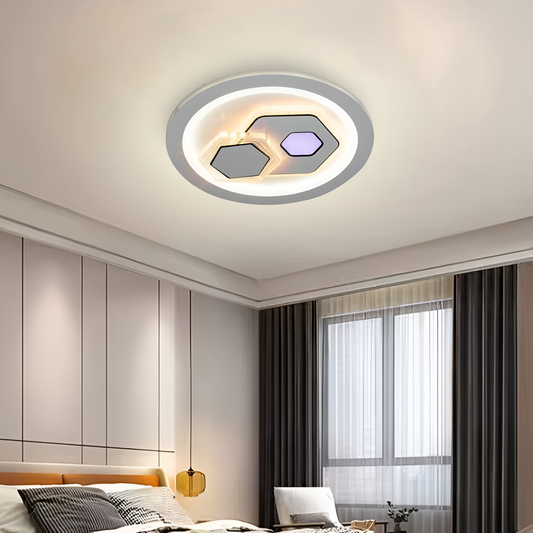 LED Chandelier KATHLEEN RGB 16W, Warm/Neutral light, White Applied LED Chandeliers Default Title Alessandro Design
