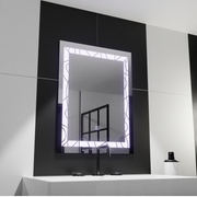 Rectangular LED mirror, 60x80cm, Deco Frame Basic Touch Mirrors Korman C Default Title Alessandro Design