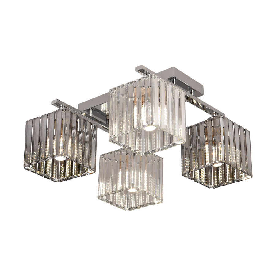 Lustra Georgiana, LC115/4, 4x E27, Crom, Metal Lustre Clasice Default Title Alessandro Design