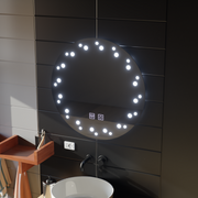 Mirror LED Touch Ivory Demist System 50X50cm Mirrors Korman E Default Title Alessandro Design