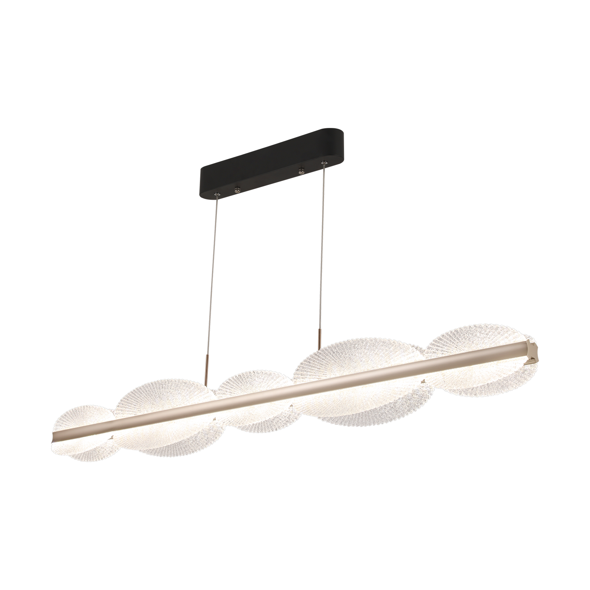 Lustra LED suspendata cu Telecomanda ISOTTA 105W, lumina Rece/Calda/Neutra 3000K/4000K/6000K, Dimabila,Inaltime Reglabila, Negru si Argintiu, Metal si Cristal Lustre LED cu Telecomanda Default Title Alessandro Design