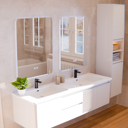 Touch Alexandra LED Mirror, Demister System 45X60cm Korman Mirrors E Default Title Alessandro Design