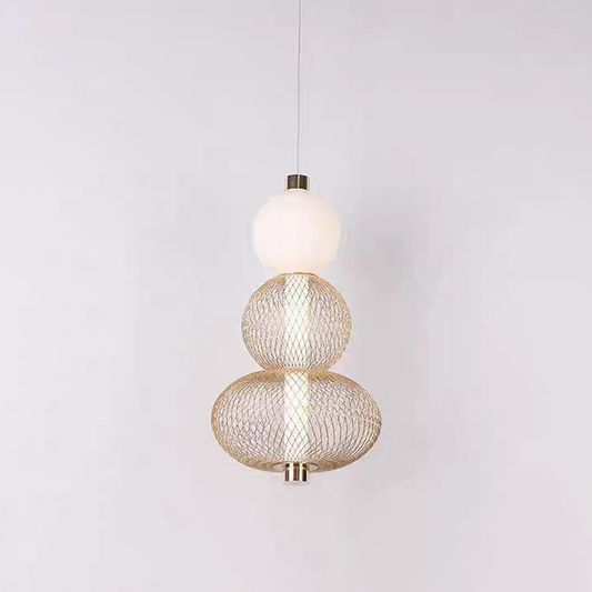 Lustra LED Suspendata LM550/3GD, 12W, Lumina 3000/4000/6000K, Auriu Lustre Moderne Default Title Alessandro Design