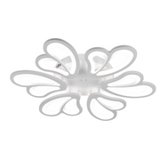 LED chandelier with remote control BLOSSOM 78W, 6 Petals, Diameter 60cm, Cold/Warm/Neutral light, Dimmable, White LED chandelier with remote control Default Title Alessandro Design