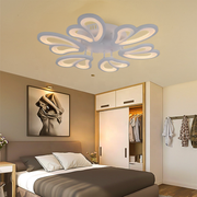 LED chandelier with remote control BLOSSOM 78W, 6 Petals, Diameter 60cm, Cold/Warm/Neutral light, Dimmable, White LED chandelier with remote control Default Title Alessandro Design