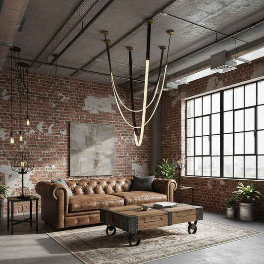 Candelabru Modern, LED, ARIA Largo, 31W, lumina Calda, Negru Candelabre Moderne Default Title Alessandro Design