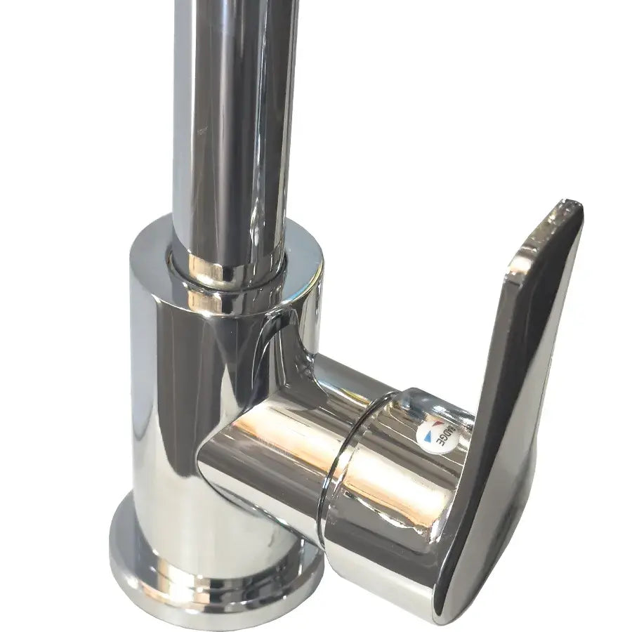 Stainless Steel Kitchen Faucet, Chrome, Rotating Spout, Tall WH207 Kitchen Faucets Default Title Alessandro Design