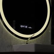 LED Round Mirror, 100cm, Celeste MotionGlow Marcello, De-fogging System, Clock & Thermometer, Dimabila Mirrors Marcello Default Title Alessandro Design