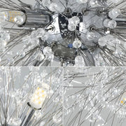 Schönbrunn Crystal Chandelier, 12x G9, Diameter 60cm, Shiny Chrome, Adjustable Height Modern Chandeliers Default Title Alessandro Design