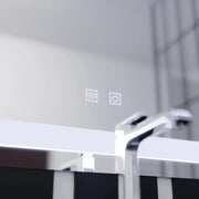Mirror LED Touch Finater 12W Demister System 60x45cm Mirrors Korman E Default Title Alessandro Design