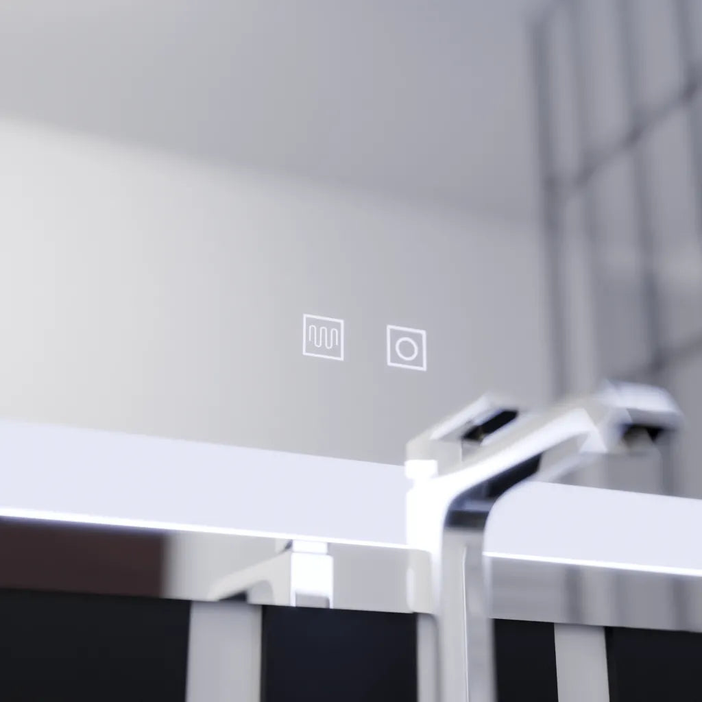Mirror LED Touch Finater 12W Demister System 60x45cm Mirrors Korman E Default Title Alessandro Design
