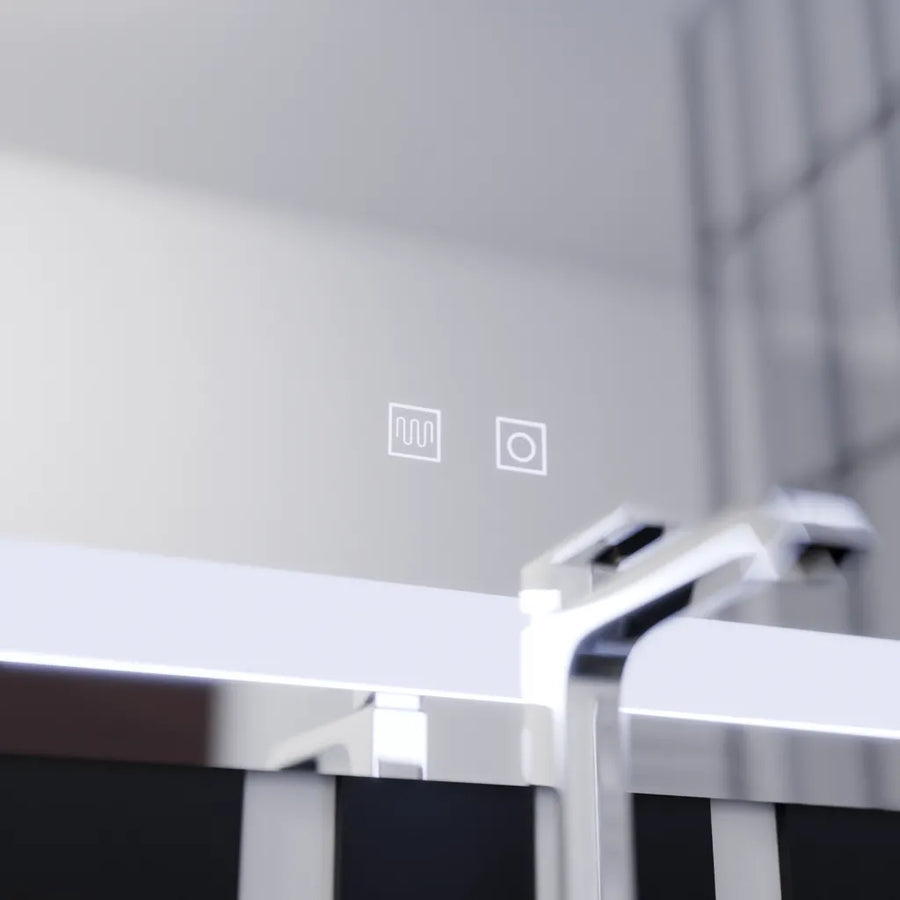 Mirror LED Touch Finater 12W Demister System 60x45cm Mirrors Korman E Default Title Alessandro Design