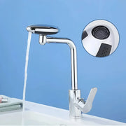 Basin Faucet Ceramic Cartridge Rotary Spout Shiny Chrome Connections Included EC02 Bathroom Faucets Default Title Alessandro Design
