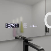 Rectangular LED Mirror, 100x80cm, Precision MotionGlow Marcello, De-fogging System, Clock & Thermometer, Cosmetic Magnifier, Dimable Mirrors Marcello Default Title Alessandro Design
