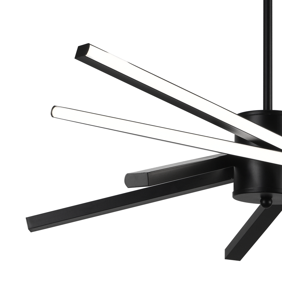 Lustra LED cu Telecomanda LT176/5BK, 69W, 5 Elemente, Lumina Rece/Clada/Neutra, Dimabila, Negru, Inaltime Reglabila Lustre LED cu Telecomanda Default Title Alessandro Design