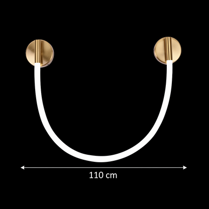 LED Wall Light, 110cm, 3000K/4000K/6000K, Gold Indoor Wall Lights Default Title Alessandro Design