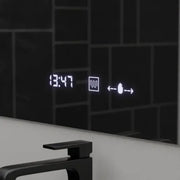 Rectangular LED mirror, 80x60cm, ABSOLU MotionGlow Marcello, Demisting System, Clock & Thermometer, Cosmetic Magnifier, Dimable Mirrors Marcello Default Title Alessandro Design