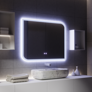 CLARIVO LED Mirror Rectangular, 80X60cm, Touch, Demister System Mirrors Korman E Default Title Alessandro Design
