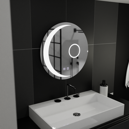LED Round Mirror, 60cm, Orbis Touch, Demister System, Dimmable Mirrors Korman E Default Title Alessandro Design