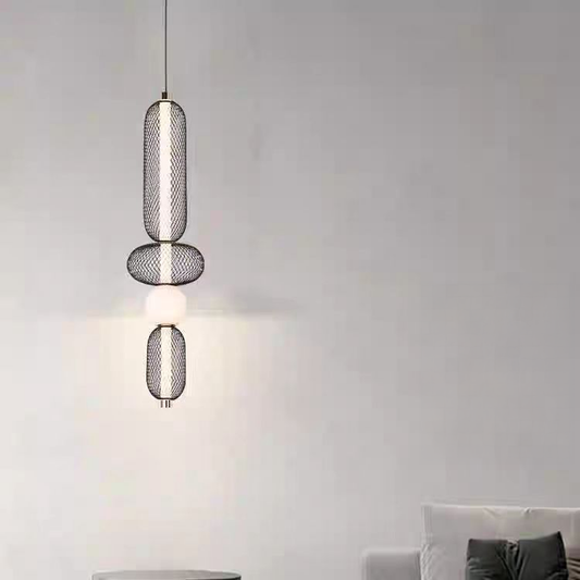 Lustra LED Suspendata LM551/4BK, 24W, Lumina 3000/4000/6000K, Negru, Inaltime Reglabila Lustre Moderne Default Title Alessandro Design