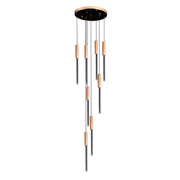 Candelabru Cristal LED BEAMLUX Supremo ,22W, Lumina Calda/Neutra/Rece, Diametru 35cm Auriu Candelabre Cristal Default Title Alessandro Design