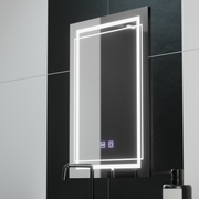 Rectangular LED mirror, 60x80cm, KOVEN Touch, Demister System, Dimmable Mirrors Korman E Default Title Alessandro Design