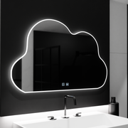 Cloud LED Mirror 60x40cm, Nuvola Touch, Demister System, Dimable Mirrors Korman E Default Title Alessandro Design