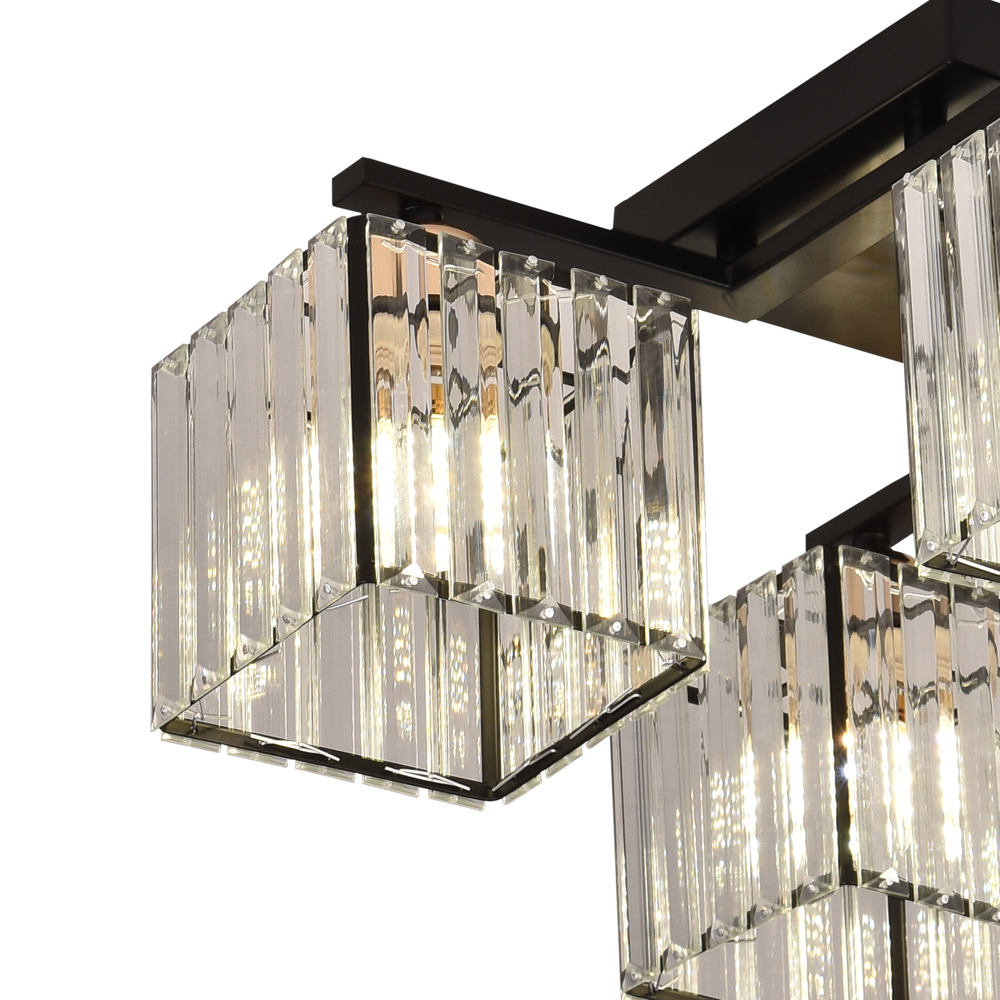 Lustra Georgiana, LC111/4BK, 4x E27, Negru, Metal Lustre Clasice Default Title Alessandro Design
