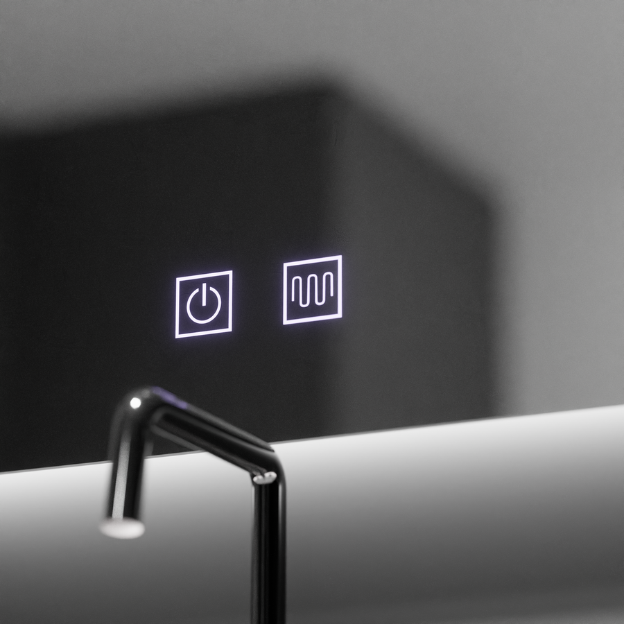 Half-moon LED mirror, 60x54, Soluna Touch, Demister System, Dimmable Mirrors Korman E Default Title Alessandro Design