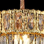 Candelabru Cristal BELVEDERE Petito 3xE14, Diametru 30cm, Auriu Lucios, Inaltime Reglabila Candelabre Cristal Default Title Alessandro Design