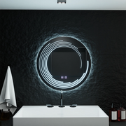 Mirror LED Round 70cm Lira Verità Touch Dimable Defrition System