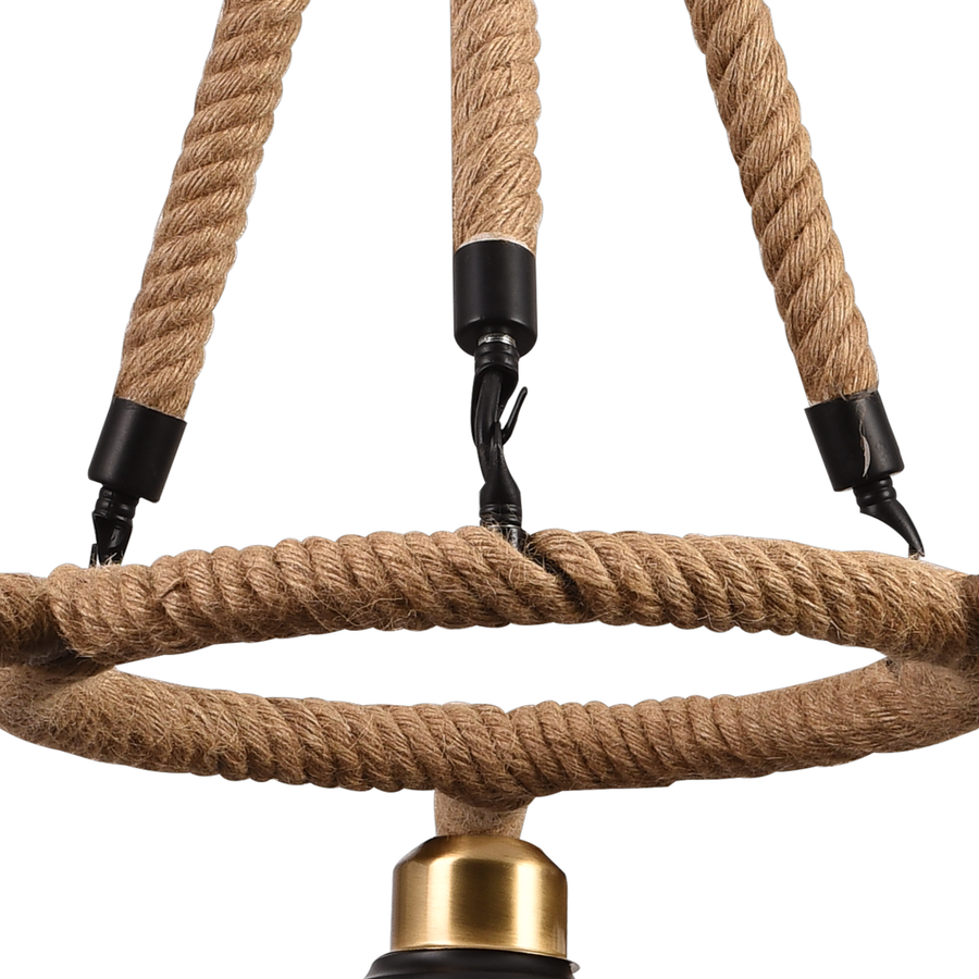 Lustra Suspendata Vintage, LV571/3BK, 3xG9, Maro, Metal si Sfoara Lustre Vintage Default Title Alessandro Design