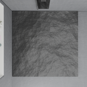 Square shower tray 90x90 cm, slim 3 cm, dark gray Home & Garden Default Title Alessandro Design