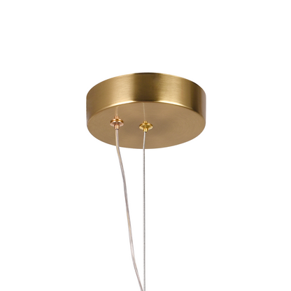 Lustra LED Suspendata LM551/4GD, 23W, Lumina 3000/4000/6000K, Auriu, Inaltime Reglabila Lustre Moderne Default Title Alessandro Design