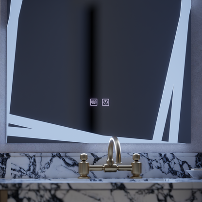 Mirror LED Touch Infinitum Demist System 60X80cm Mirrors Korman E Default Title Alessandro Design