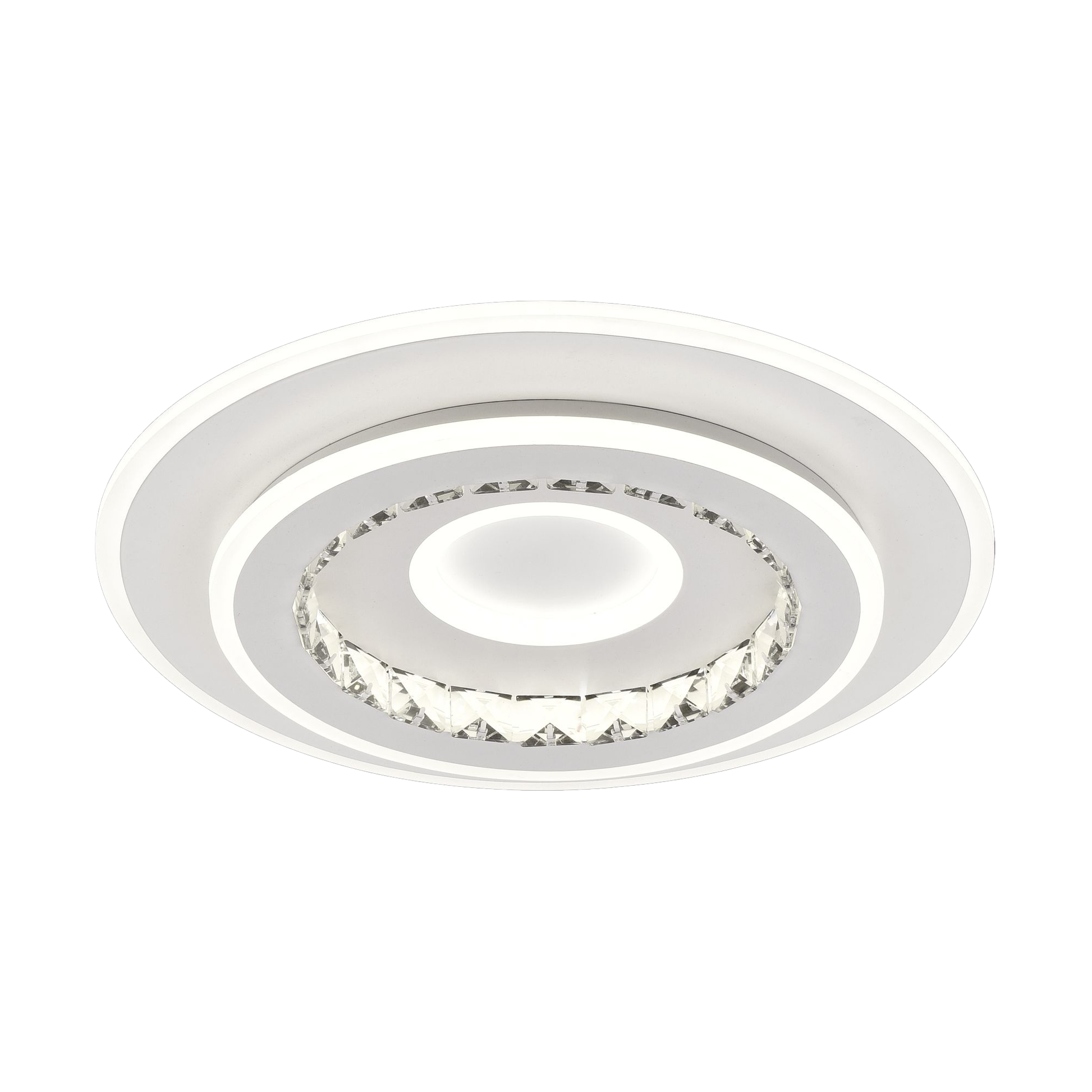 LED Chandelier DOLIANA 70W, Diameter 50cm, Cold/Warm/Neutral light, White LED Chandeliers Default Title Alessandro Design