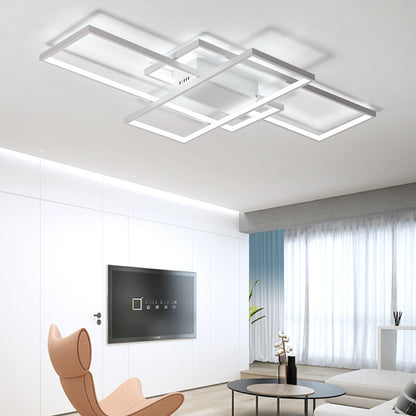 LED Chandelier with remote control LANDYN 78W, Cold/Warm/Neutral light, Dimmable, White LED Chandeliers with Remote Control Default Title Alessandro Design