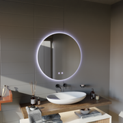 Round LED mirror, 70cm, Isolda, Touch, Demister System Mirrors Korman E Default Title Alessandro Design