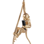 Vintage Hanging Chandelier, LV700, 1xE27, Monkey, String and Metal, Black Support Vintage Chandeliers Default Title Alessandro Design